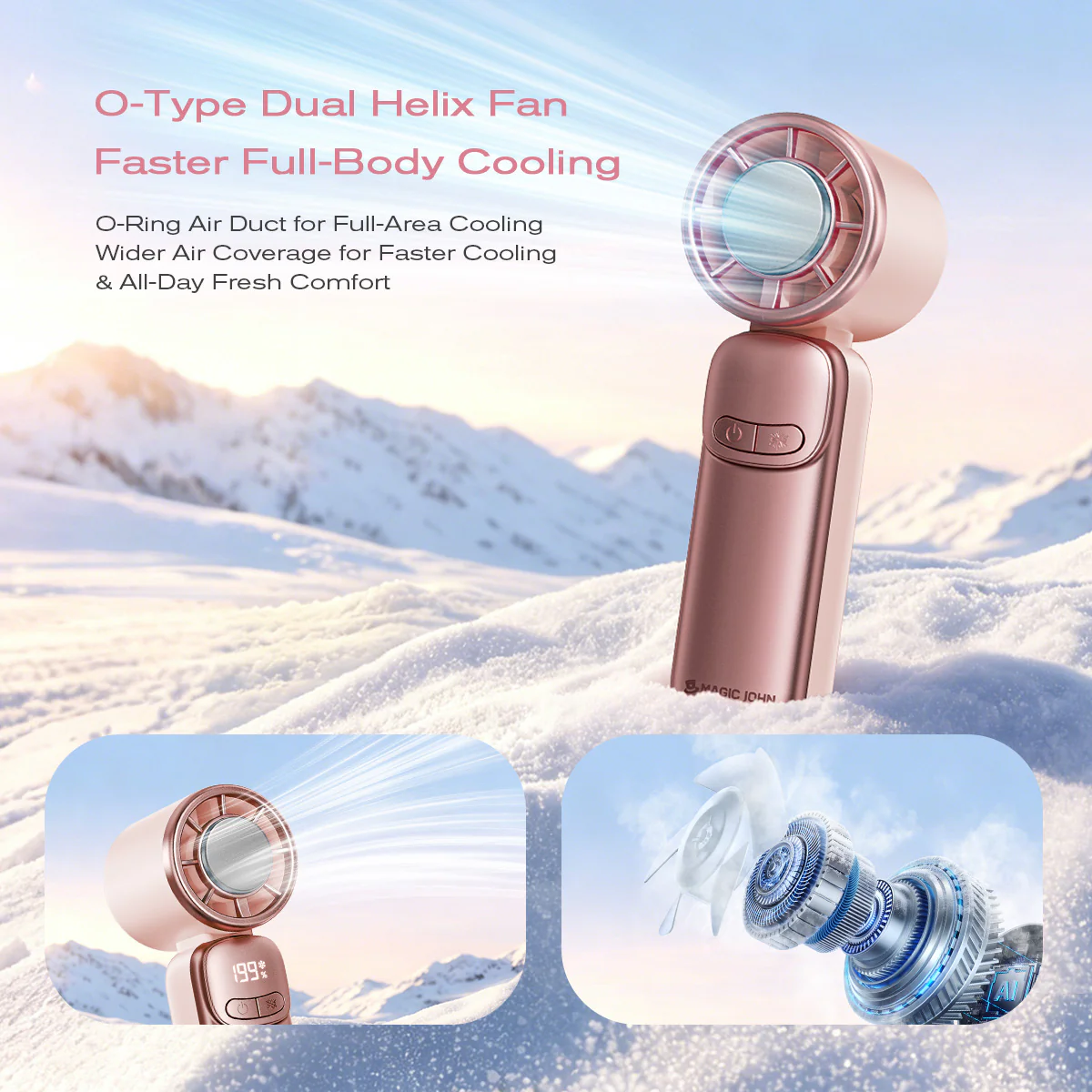 Turbo 3-in-1 Handheld Fan FREE SHIPPING ALL OVER UAE